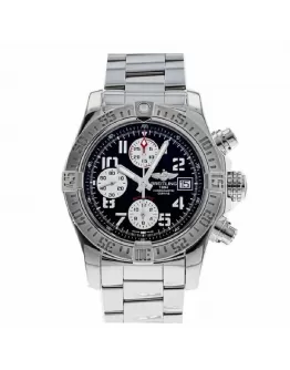 Breitling Super Avenger II A13370 “Black Dial” Premium Duplicate Edition