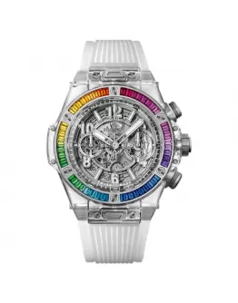 Hublot Big Bang Unico “Rainbow” Sapphire Case 411.JX.4803.RT.4099 True to Original Copy