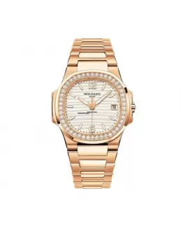 Patek Philippe Nautilus 7118/1200R-001 “Rose Gold Diamond Bezel” Luxury Clone Quality