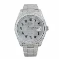 Rolex Datejust 126300 “Iced Out Arabic Dial” Super Clone Quality