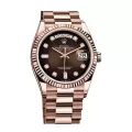 Rolex Day-Date 128235 “Brown Ombre Dial” Top Grade Clone 1:1