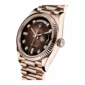 Rolex Day-Date 128235 “Brown Ombre Dial” Top Grade Clone 1:1