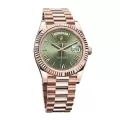 Rolex Day-Date 228235 “Everose Green Roman Dial” True to Original Copy