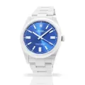 Rolex Milgauss Oyster Perpetual 124300-0001 “Blue Dial” Exact Clone 1:1