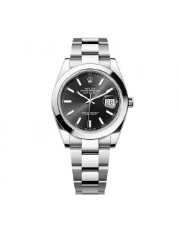 Rolex Datejust 126300 “Black Dial Oyster” Premium Clone Replica