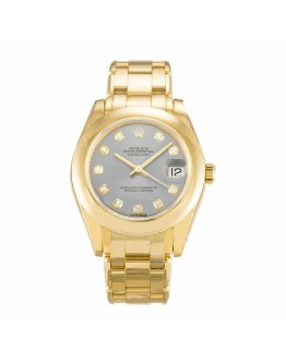 Rolex Pearl Master 81208 Gold & Diamond Dial Super Clone Premium Replica 1:1