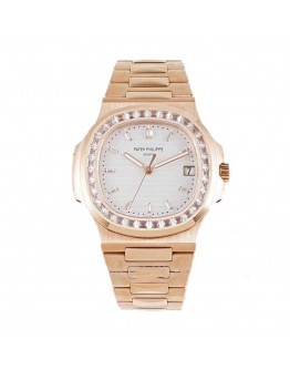 Patek Philippe Nautilus 7122/1R-001 “Rose Gold Diamond” Superior Copy 1:1