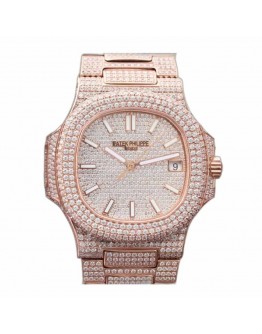 Patek Philippe Nautilus “Iced Out” 5719/10G Exceptional Replica 1:1