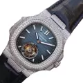 Patek Philippe Nautilus 5711 Tourbillon “Jumbo” Blue Dial Super Accurate Clone