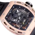 Richard Mille RM 52-01 Tourbillon “Skull” Dial Rose Gold Detailed Replica