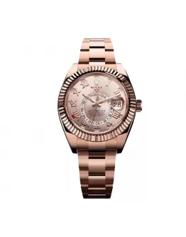 Rolex Sky-Dweller 326935 “Everose Gold” Handcrafted Replica Edition