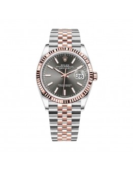 Rolex Datejust 126231 Two-Tone Fluted Bezel Detailed Replica