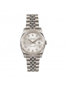 Rolex Datejust 116234 Silver Dial Perfect Duplicate 1:1