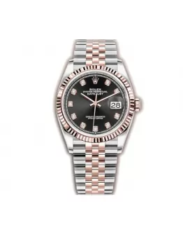 Rolex Datejust 126231 “Everose Motif Fluted” Detailed Replica