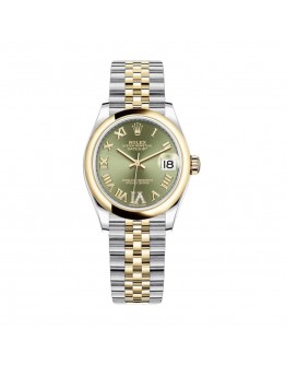 Rolex Datejust 278243-0016 Yellow Gold & Green Dial Replica