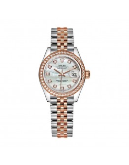 Rolex Lady-Datejust 279381RBR Everose Gold Sundust Diamond High-End Replica 1:1