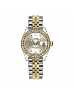 Rolex Lady-Datejust 279383RBR Champagne Diamond Master Clone Quality