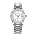 Rolex Datejust 278289RBR White Gold Diamond Bezel Luxury Clone Quality