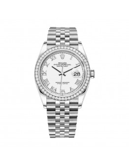 Rolex Datejust 126284RBR “White Roman Dial” Ultra Luxury Clone