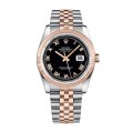 Rolex Datejust 126231-0085 “Black Roman” Precision Clone