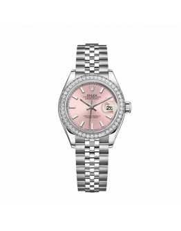 Rolex Lady-Datejust 279384RBR “Pink Dial Diamond Bezel” 1:1 Master Replica