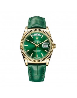 Rolex Day-Date 118138-0003 “Green Dial” Superior Replica