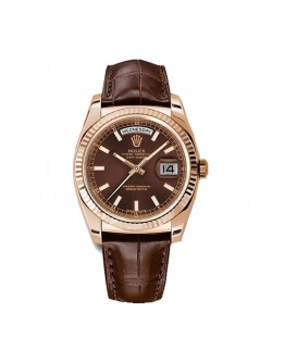 Rolex Day-Date 118135-0002 “Brown Dial” Detailed Replica