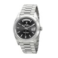 Rolex Day-Date 228206 “Black Diagonal Dial” Premium Copy 1:1