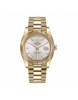 Rolex Day-Date 228238-0004 “Diagonal Silver” Premium Duplicate