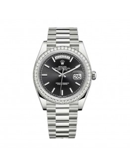 Rolex Day-Date 228238-0004 “Black Diamond Dial” Ultra Realistic Replica