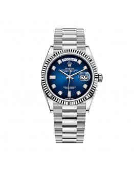 Rolex Day-Date 128239 “Blue Diamond Dial” High Fidelity Replica