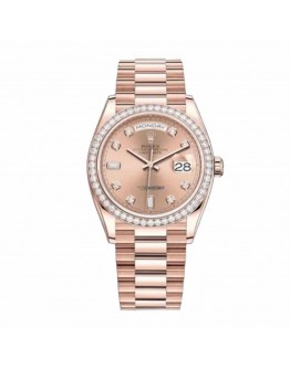 Rolex Day-Date 128345PDP “Pink Diamond” Super Clone Exceptional Replica 1:1