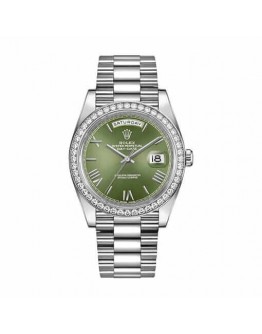 Rolex Day-Date 228238 “Olive Green” Mirror Replica 1:1