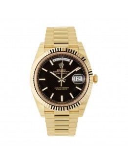 Rolex Day-Date 228235-0002 “Black Dial” Precision Replica Edition