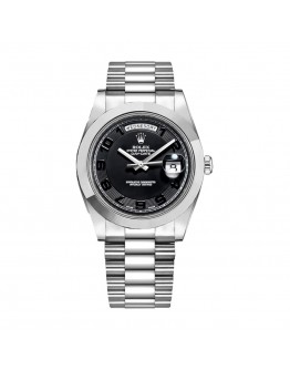 Rolex Day-Date 218206 “Black Dial” Supreme Replica Edition