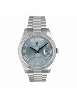 Rolex Day-Date II 218239 “Ice Blue Roman Dial” Masterpiece Replica