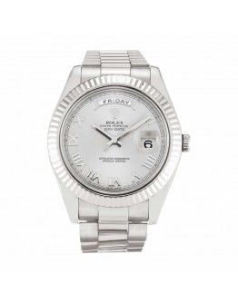Rolex Day-Date 218239-0041 “White Roman Dial” First-Class Clone