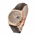 Rolex Day-Date 118135-0002 “Brown Dial” Detailed Replica