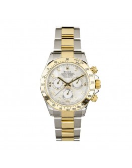 Rolex Daytona Two-Tone 116523 “White Dial” Authentic Super Replica