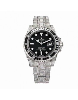 Rolex Submariner 116610LN-97200 “Iced Out” Precision Clone