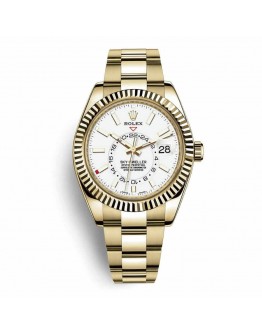 Rolex Sky-Dweller 326938 “Yellow Gold” High-End Replica 1:1