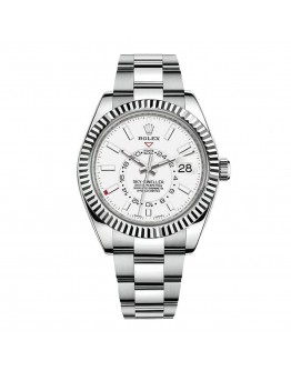 Rolex Sky-Dweller 326934 “White Dial” 1:1 Master Replica