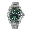 Rolex Submariner 116610LV “Hulk Iced Out” Premium Replica 1:1