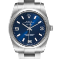 Rolex Air-king m114200-0014 36MM Blue Dial Silver-tone Case