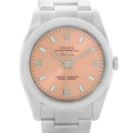 Rolex Air-king 114200-70190 36MM Pink Dial Silver-tone Case