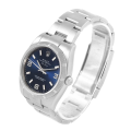 Rolex Air-king 114210BLSO 36MM Blue Dial Silver-tone Case