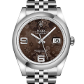 Rolex Datejust 116200BFAJ 36MM Bronze Floral Dial Silver-tone Case