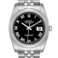 Rolex Datejust 116200BKRJ 36MM Black Dial Silver-tone Case