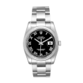 Rolex Datejust 116200BKRO 36MM Black Dial Silver-tone Case