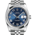 Rolex Datejust 116200BLCAJ 36MM Blue Concentric Dial Silver-tone Case